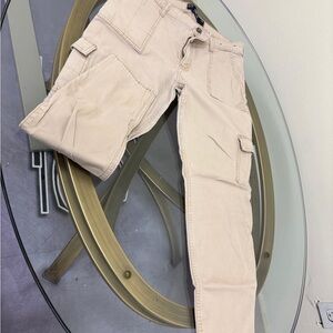 womens Tan Cargo Pants